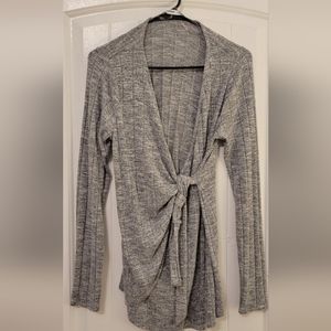 Grey maternity sweater